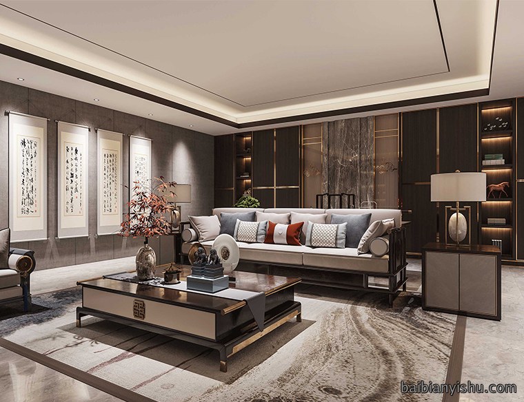嵩岳府360m2新中式